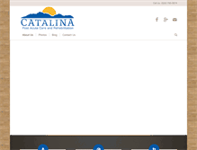 Tablet Screenshot of catalinacare.com